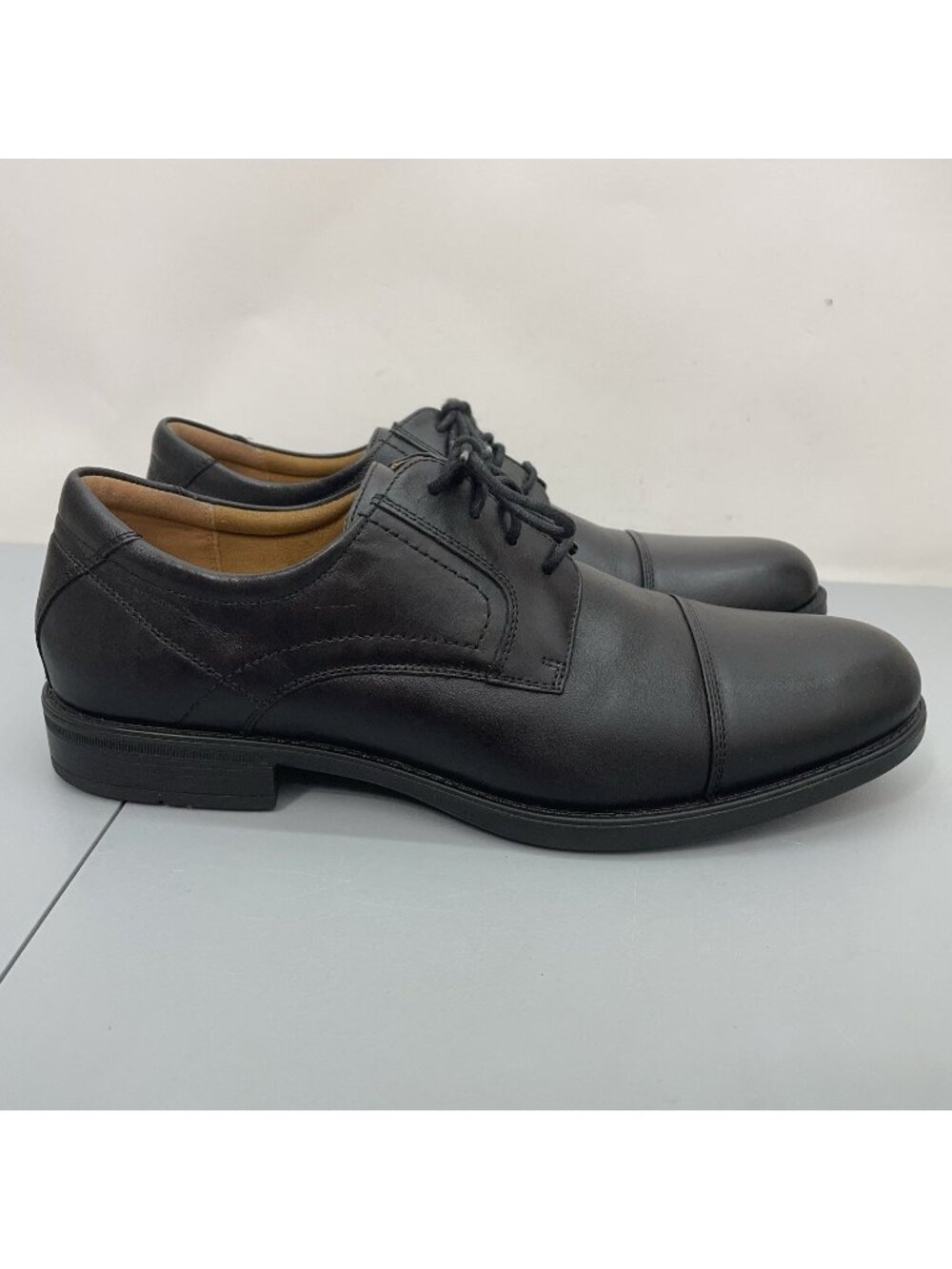 Florsheim Midtown Cap Toe Oxfords Dress Shoes Leather Black Mens 12 D